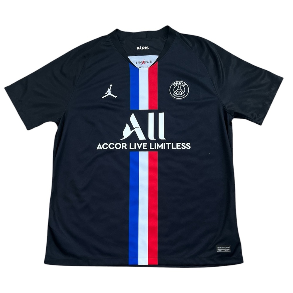 Jordan X Paris Saint-Germain 19/20 Stadium Fourth Jersey Size XLarge NWOT - Picture 1 of 14